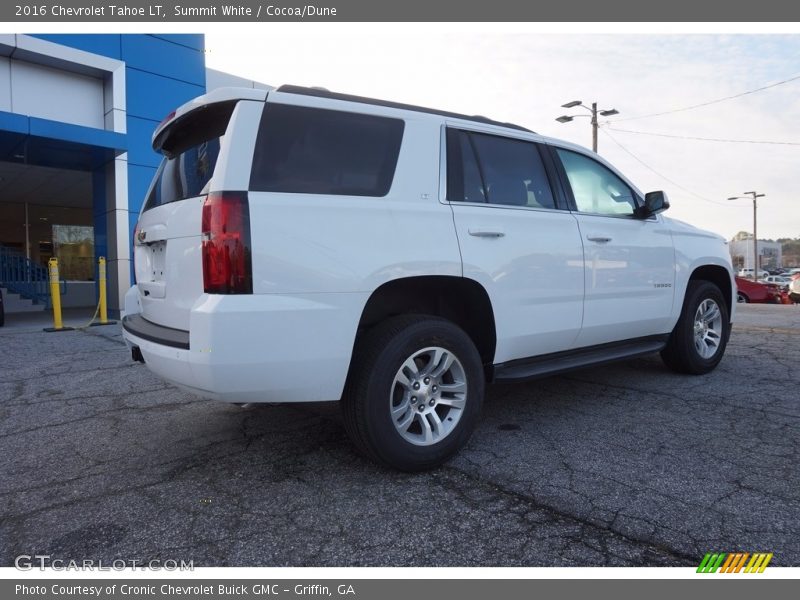 Summit White / Cocoa/Dune 2016 Chevrolet Tahoe LT