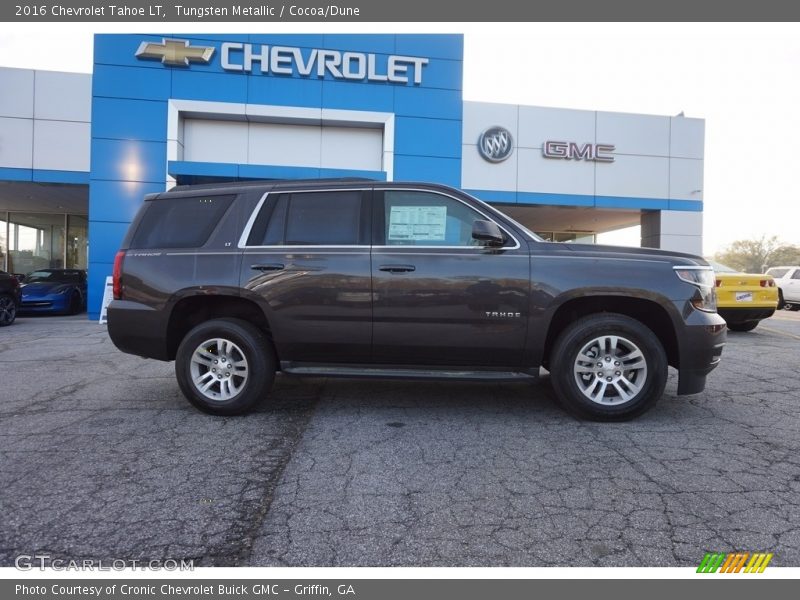 Tungsten Metallic / Cocoa/Dune 2016 Chevrolet Tahoe LT