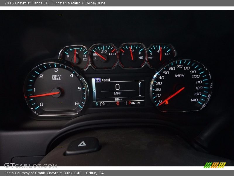Tungsten Metallic / Cocoa/Dune 2016 Chevrolet Tahoe LT