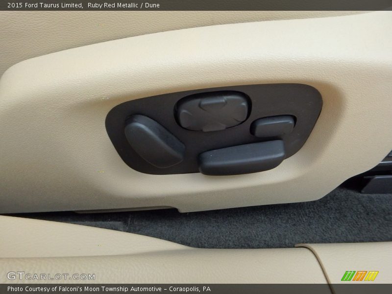 Ruby Red Metallic / Dune 2015 Ford Taurus Limited