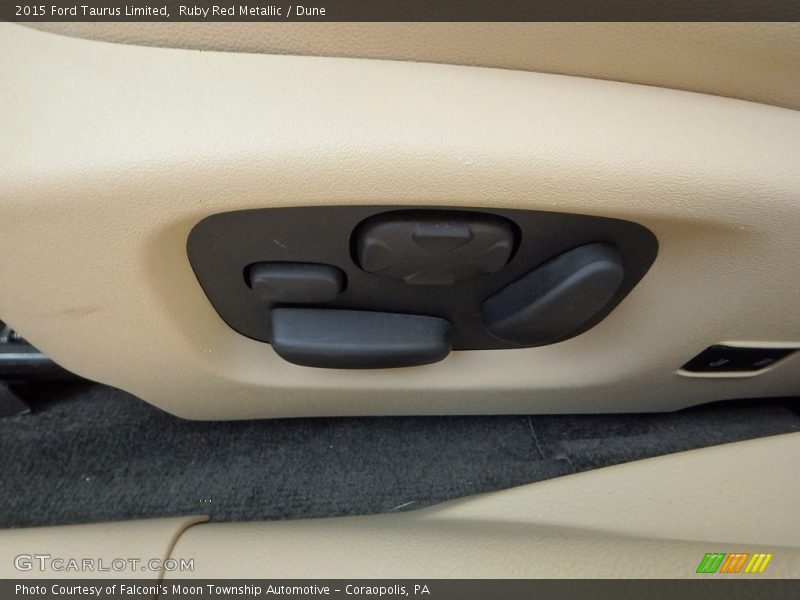Ruby Red Metallic / Dune 2015 Ford Taurus Limited
