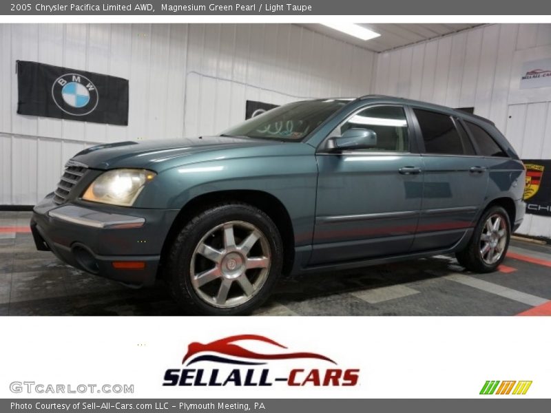 Magnesium Green Pearl / Light Taupe 2005 Chrysler Pacifica Limited AWD