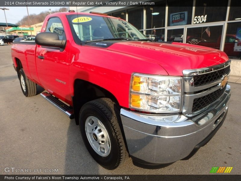 Victory Red / Dark Titanium 2014 Chevrolet Silverado 2500HD WT Regular Cab 4x4