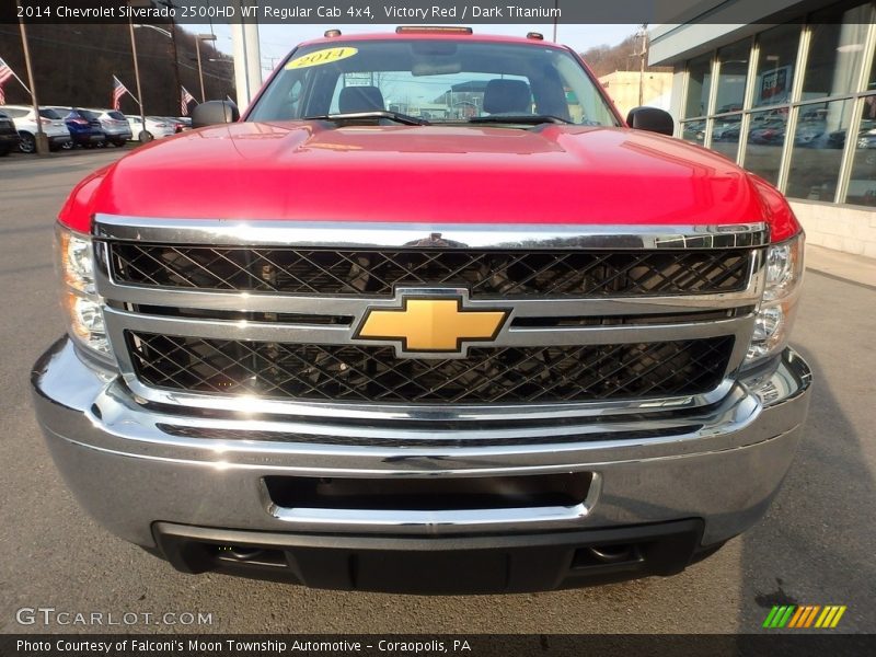 Victory Red / Dark Titanium 2014 Chevrolet Silverado 2500HD WT Regular Cab 4x4