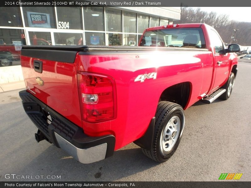 Victory Red / Dark Titanium 2014 Chevrolet Silverado 2500HD WT Regular Cab 4x4