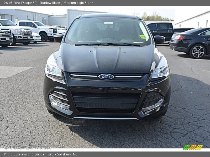 Shadow Black / Medium Light Stone 2016 Ford Escape SE