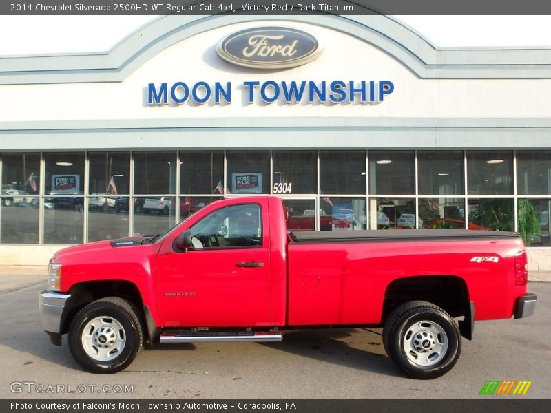 Victory Red / Dark Titanium 2014 Chevrolet Silverado 2500HD WT Regular Cab 4x4