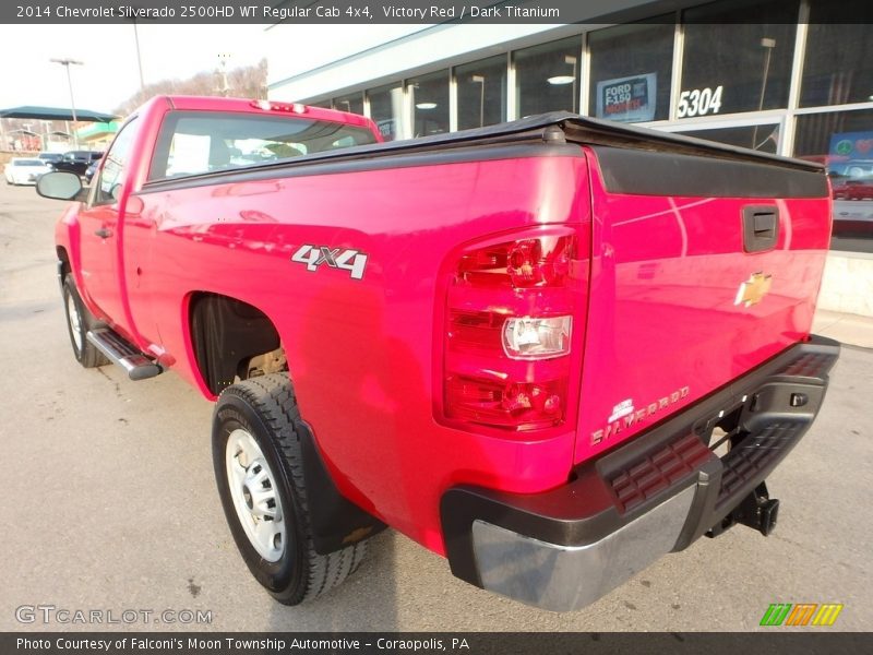 Victory Red / Dark Titanium 2014 Chevrolet Silverado 2500HD WT Regular Cab 4x4