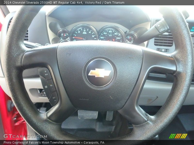 Victory Red / Dark Titanium 2014 Chevrolet Silverado 2500HD WT Regular Cab 4x4