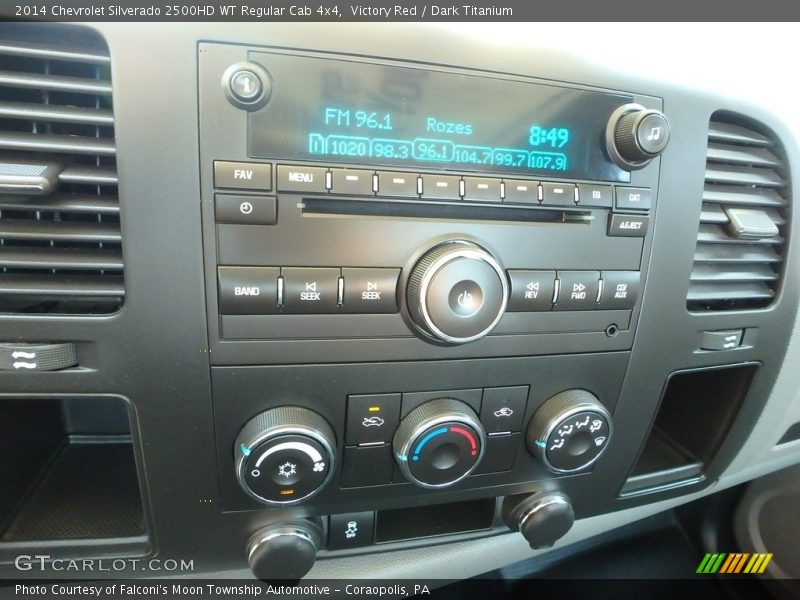 Victory Red / Dark Titanium 2014 Chevrolet Silverado 2500HD WT Regular Cab 4x4