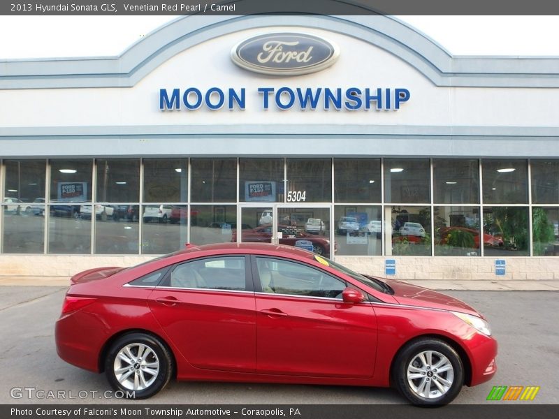 Venetian Red Pearl / Camel 2013 Hyundai Sonata GLS