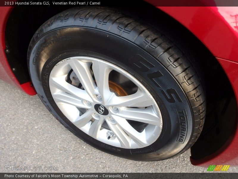 Venetian Red Pearl / Camel 2013 Hyundai Sonata GLS