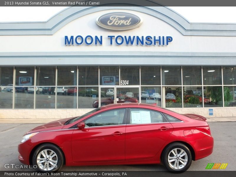 Venetian Red Pearl / Camel 2013 Hyundai Sonata GLS
