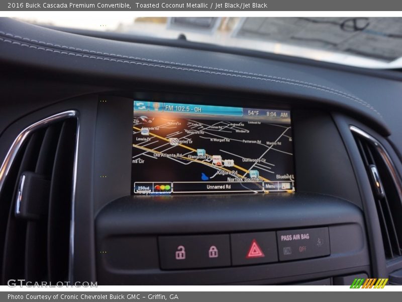 Navigation of 2016 Cascada Premium Convertible