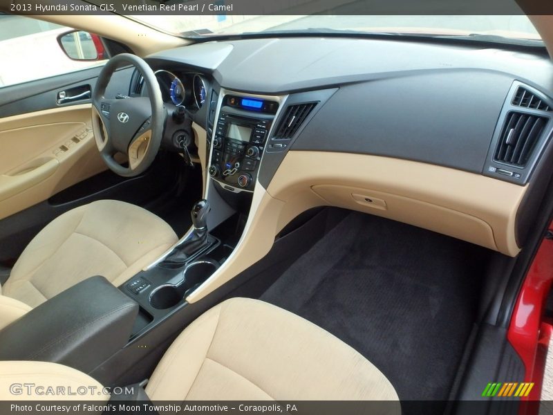 Venetian Red Pearl / Camel 2013 Hyundai Sonata GLS