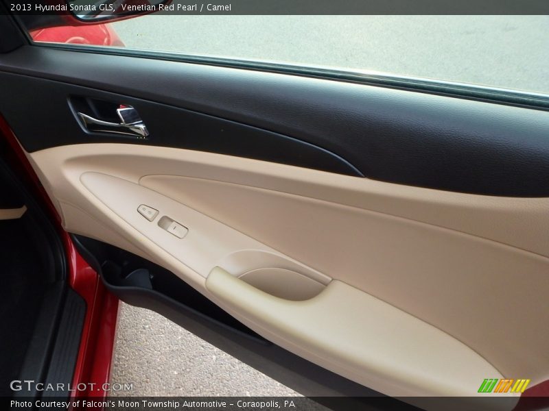 Venetian Red Pearl / Camel 2013 Hyundai Sonata GLS