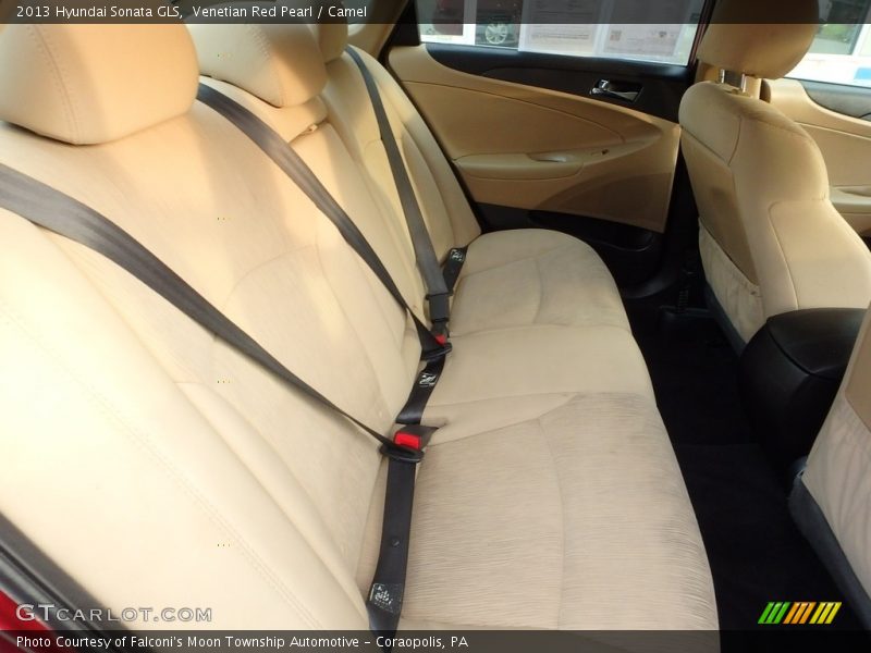 Venetian Red Pearl / Camel 2013 Hyundai Sonata GLS