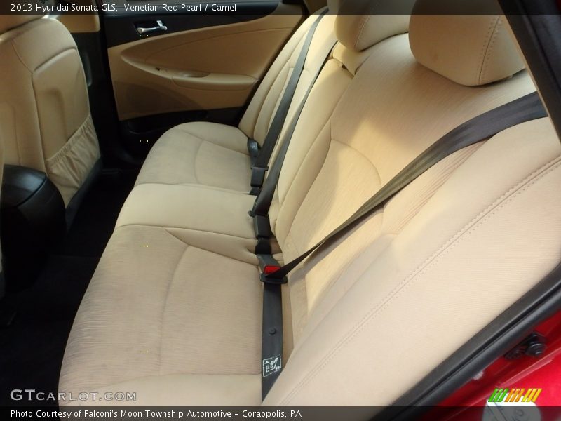 Venetian Red Pearl / Camel 2013 Hyundai Sonata GLS