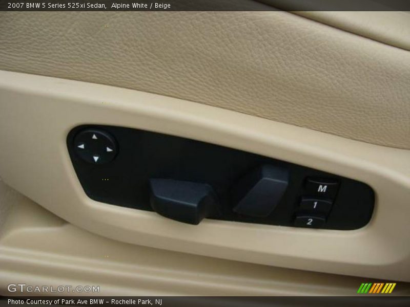 Alpine White / Beige 2007 BMW 5 Series 525xi Sedan