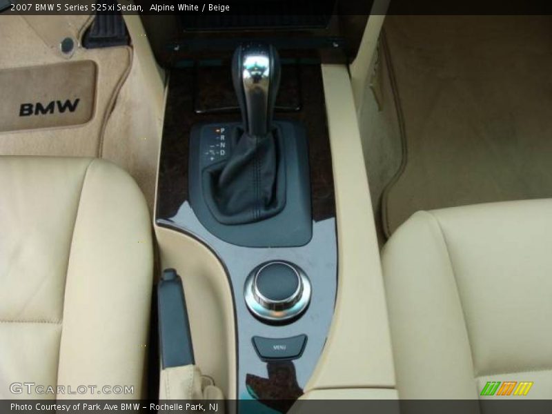 Alpine White / Beige 2007 BMW 5 Series 525xi Sedan