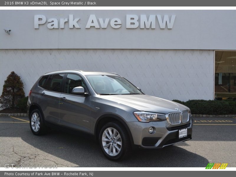 Space Grey Metallic / Black 2016 BMW X3 xDrive28i