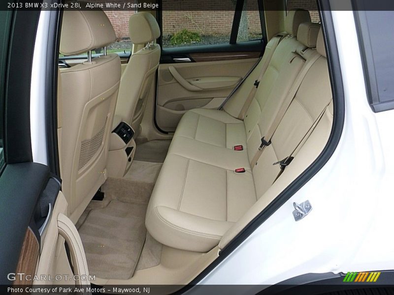 Alpine White / Sand Beige 2013 BMW X3 xDrive 28i