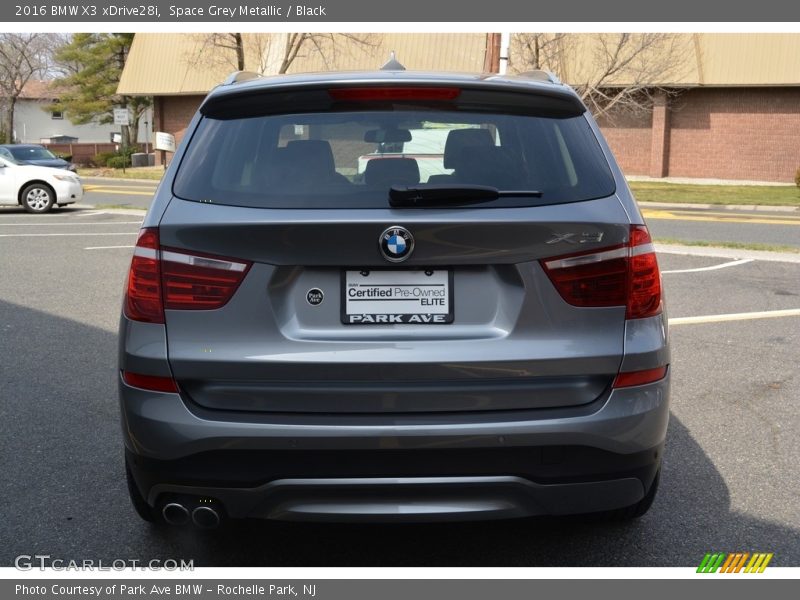 Space Grey Metallic / Black 2016 BMW X3 xDrive28i