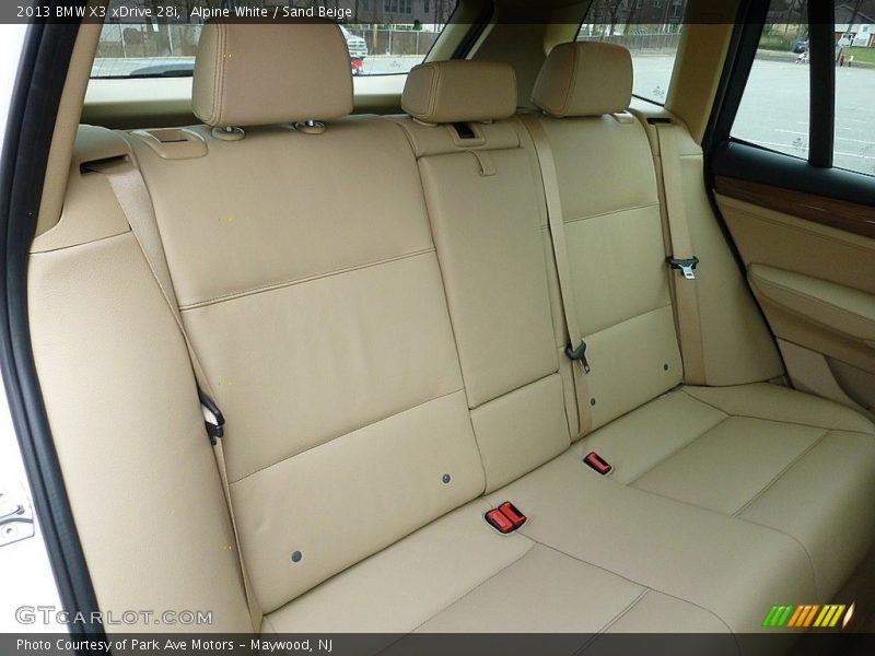 Alpine White / Sand Beige 2013 BMW X3 xDrive 28i