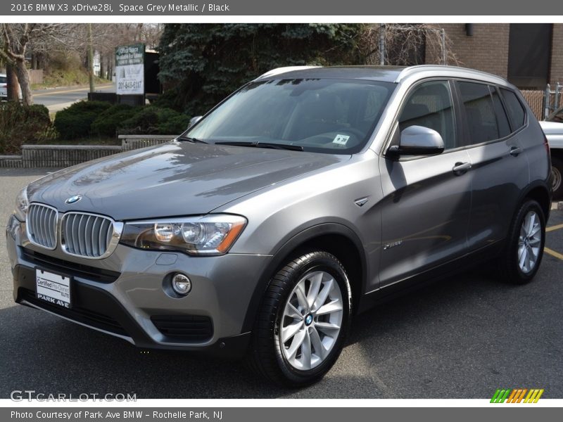 Space Grey Metallic / Black 2016 BMW X3 xDrive28i