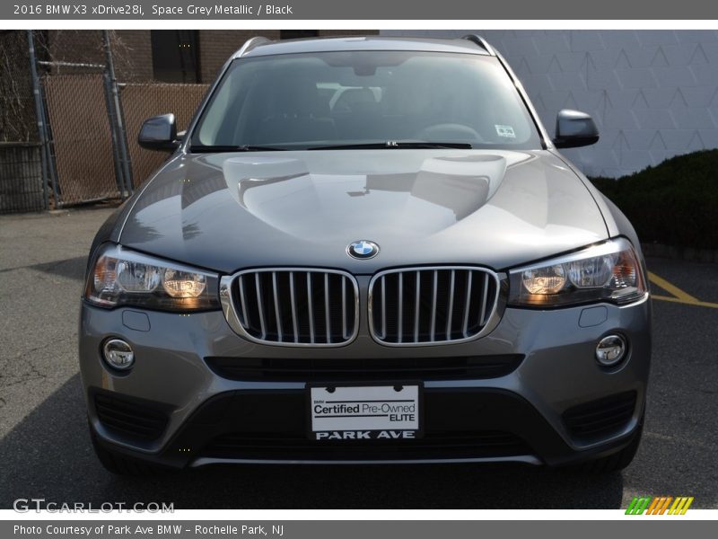 Space Grey Metallic / Black 2016 BMW X3 xDrive28i