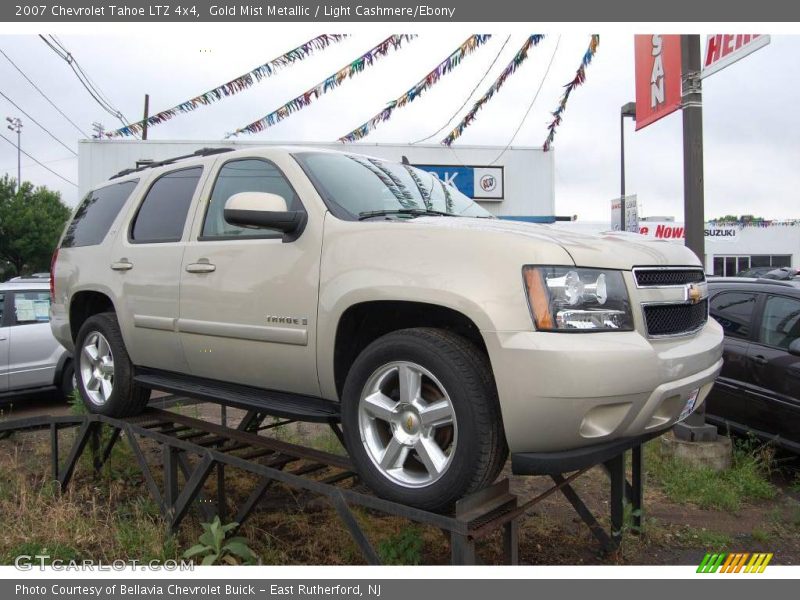 Gold Mist Metallic / Light Cashmere/Ebony 2007 Chevrolet Tahoe LTZ 4x4