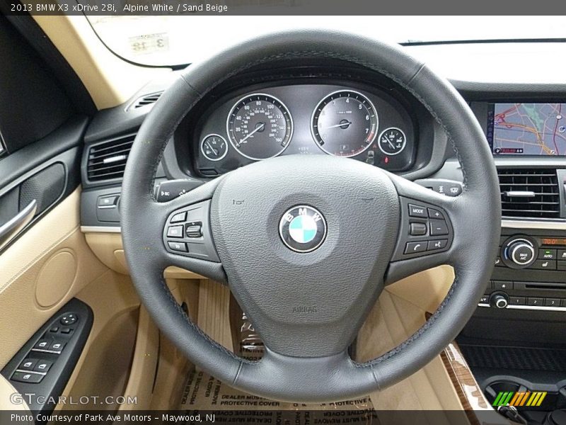 Alpine White / Sand Beige 2013 BMW X3 xDrive 28i