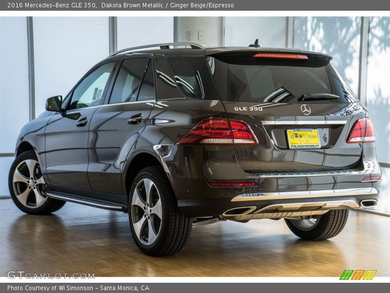 Dakota Brown Metallic / Ginger Beige/Espresso 2016 Mercedes-Benz GLE 350