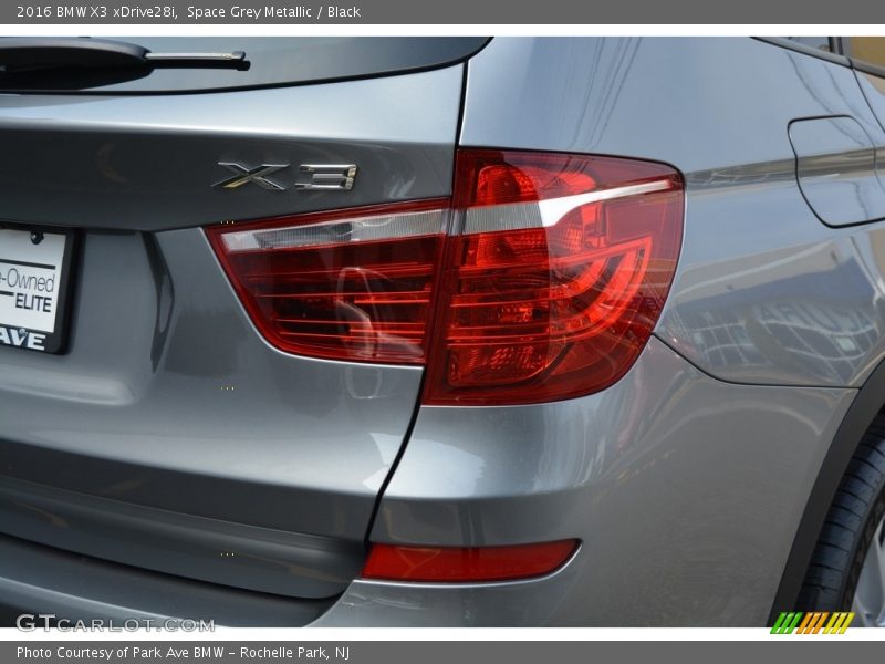 Space Grey Metallic / Black 2016 BMW X3 xDrive28i