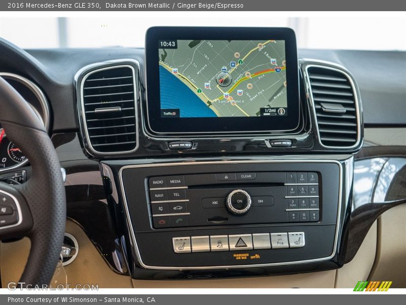 Dakota Brown Metallic / Ginger Beige/Espresso 2016 Mercedes-Benz GLE 350