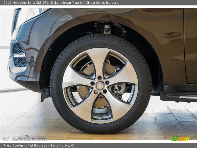 Dakota Brown Metallic / Ginger Beige/Espresso 2016 Mercedes-Benz GLE 350