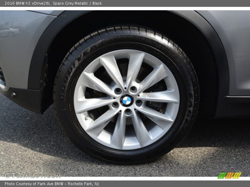 Space Grey Metallic / Black 2016 BMW X3 xDrive28i