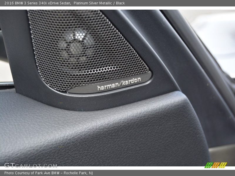 Platinum Silver Metallic / Black 2016 BMW 3 Series 340i xDrive Sedan