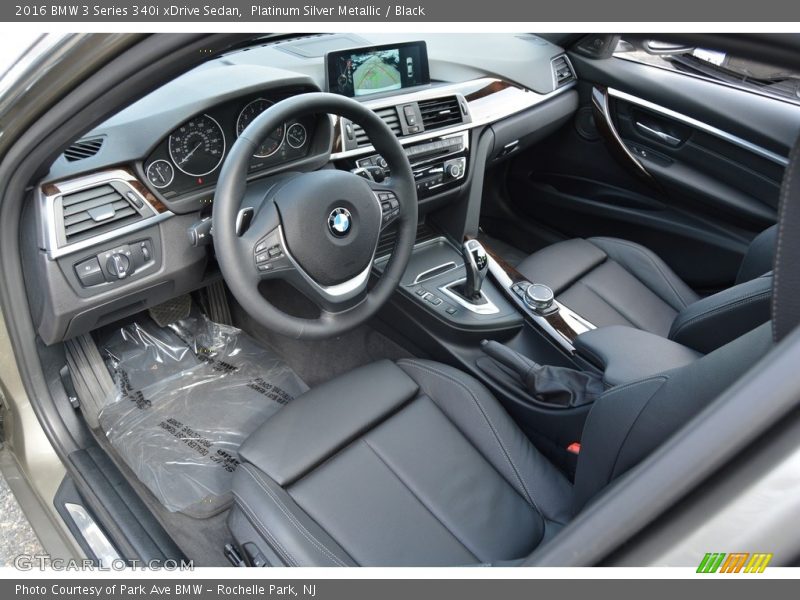 Black Interior - 2016 3 Series 340i xDrive Sedan 