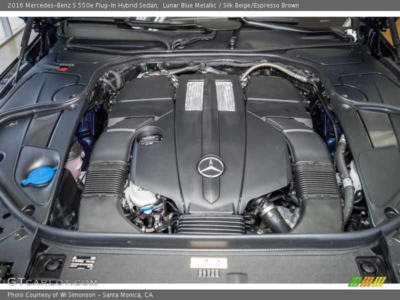  2016 S 550e Plug-In Hybrid Sedan Engine - 3.0 Liter DI biturbo DOHC 24-Valve V6 Gasoline/Plug-In Electric Hybrid