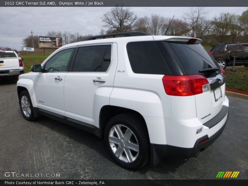 Olympic White / Jet Black 2012 GMC Terrain SLE AWD
