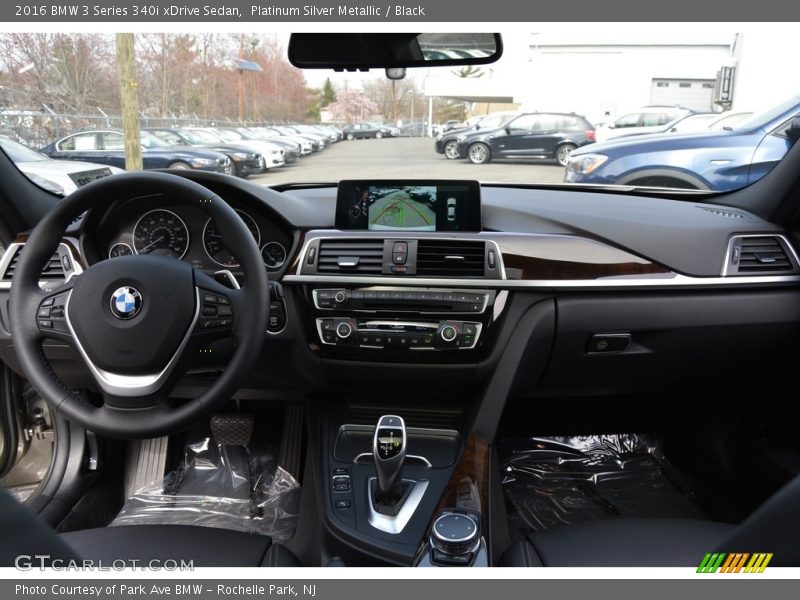 Platinum Silver Metallic / Black 2016 BMW 3 Series 340i xDrive Sedan