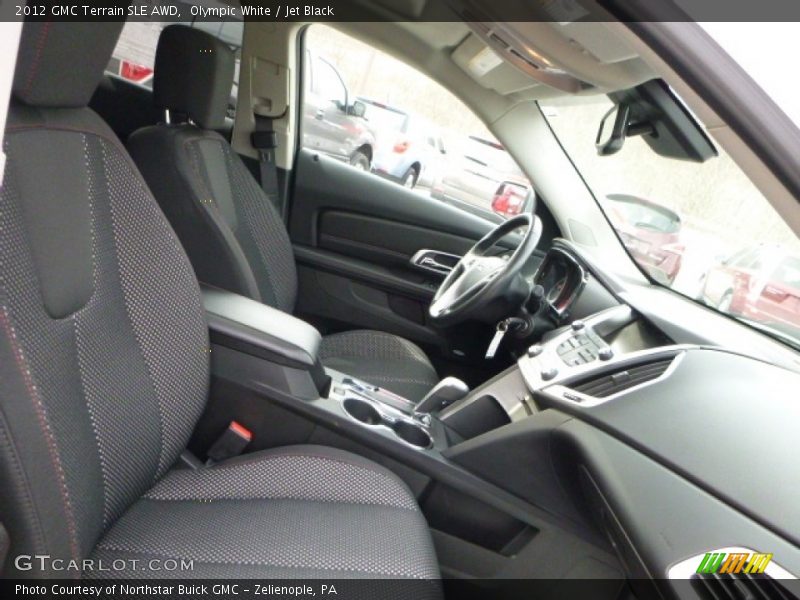 Olympic White / Jet Black 2012 GMC Terrain SLE AWD