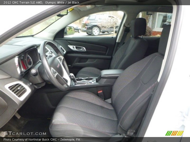 Olympic White / Jet Black 2012 GMC Terrain SLE AWD