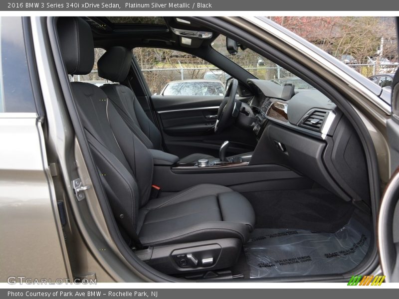 Platinum Silver Metallic / Black 2016 BMW 3 Series 340i xDrive Sedan