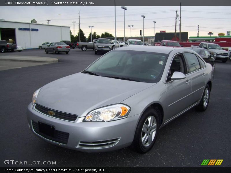 Silverstone Metallic / Gray 2008 Chevrolet Impala LS