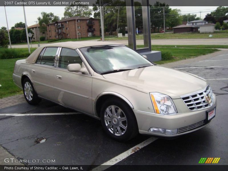 Gold Mist / Cashmere 2007 Cadillac DTS Luxury II