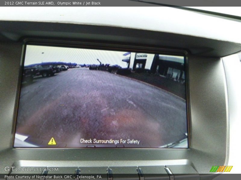 Olympic White / Jet Black 2012 GMC Terrain SLE AWD