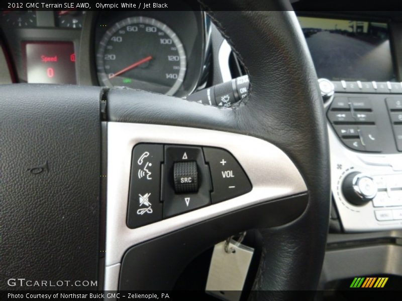 Olympic White / Jet Black 2012 GMC Terrain SLE AWD
