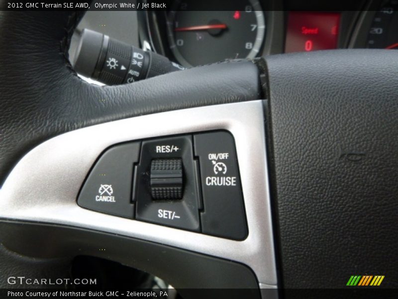 Olympic White / Jet Black 2012 GMC Terrain SLE AWD